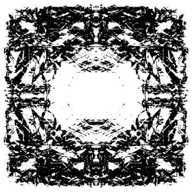 Siyah beyaz monokrom eski grunge vintage eskimiş arka plan soyut antika desenli retro model