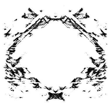 Grunge dokusu. Siyah ve beyaz kabataslak doku. imdat tasarımı