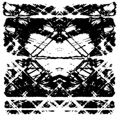 Grunge dokusu. Siyah ve beyaz kabataslak doku. imdat tasarımı