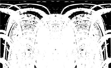 Grunge dokusu. Siyah ve beyaz kabataslak doku. imdat tasarımı