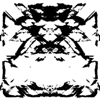 Grunge üst üste biniyor. Soyut siyah-beyaz vektör arkaplanı. Çatlak, leke ve noktalarda kirli desenli tek renkli klasik yüzey. Karanlık korku tarzında eski bir duvar.