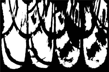 Grunge dokusu. Siyah ve beyaz kabataslak doku. imdat tasarımı