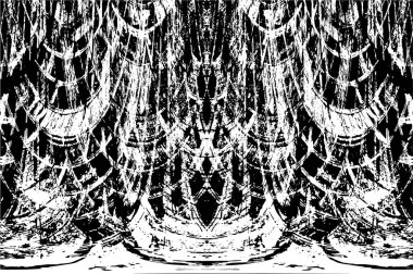 Grunge dokusu. Siyah ve beyaz kabataslak doku. imdat tasarımı