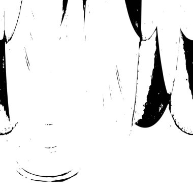 Grunge dokusu. Siyah ve beyaz kabataslak doku. imdat tasarımı