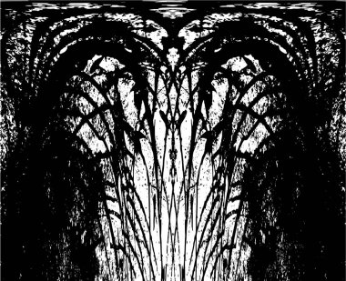 Grunge dokusu. Siyah ve beyaz kabataslak doku. imdat tasarımı