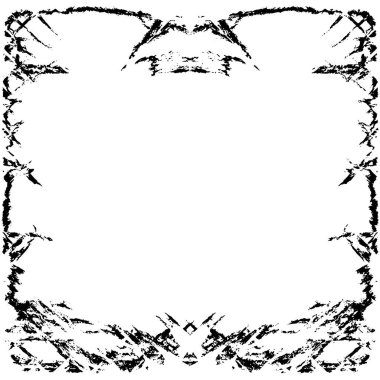 Grunge dokusu. Siyah ve beyaz kabataslak doku. imdat tasarımı