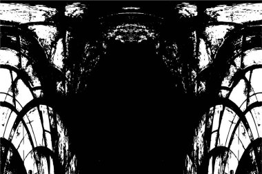 Grunge dokusu. Siyah ve beyaz kabataslak doku. imdat tasarımı