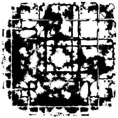 Grunge dokusu. Siyah ve beyaz kabataslak doku. imdat tasarımı