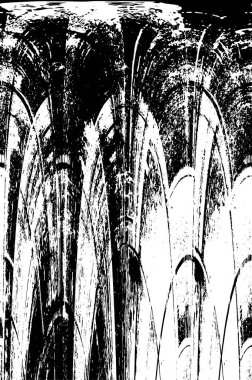 Grunge dokusu. Siyah ve beyaz kabataslak doku. imdat tasarımı