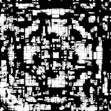 Grunge dokusu. Siyah ve beyaz kabataslak doku. imdat tasarımı