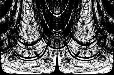 Grunge dokusu. Siyah ve beyaz kabataslak doku. imdat tasarımı