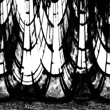 Grunge dokusu. Siyah ve beyaz kabataslak doku. imdat tasarımı