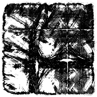 Grunge dokusu. Siyah ve beyaz kabataslak doku. imdat tasarımı