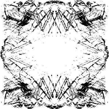 Grunge dokusu. Siyah ve beyaz kabataslak doku. imdat tasarımı