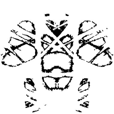 Grunge dokusu. Siyah ve beyaz kabataslak doku. imdat tasarımı