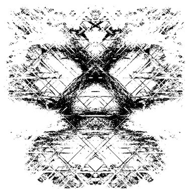 Grunge dokusu. Siyah ve beyaz kabataslak doku. imdat tasarımı