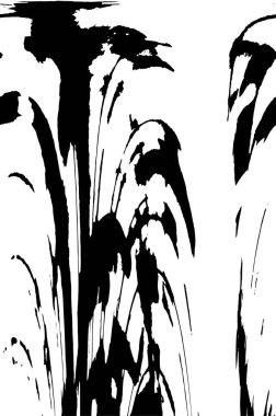 Grunge dokusu. Siyah ve beyaz kabataslak doku. imdat tasarımı