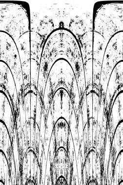 Grunge dokusu. Siyah ve beyaz kabataslak doku. imdat tasarımı