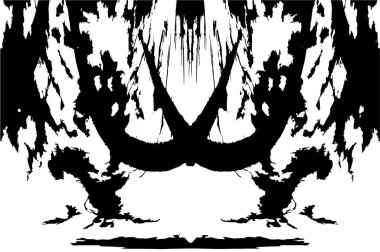 Grunge dokusu. Siyah ve beyaz kabataslak doku. imdat tasarımı