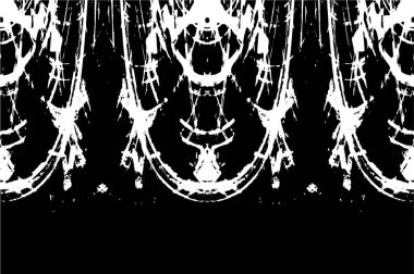 Grunge dokusu. Siyah ve beyaz kabataslak doku. imdat tasarımı