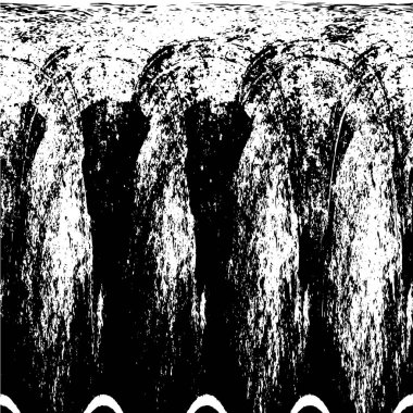 Grunge dokusu. Siyah ve beyaz kabataslak doku. imdat tasarımı