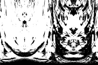 Grunge dokusu. Siyah ve beyaz kabataslak doku. imdat tasarımı