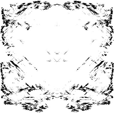 Grunge dokusu. Siyah ve beyaz kabataslak doku. imdat tasarımı