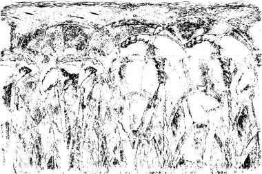 Soyut Tek Renkli Grunge Arkaplanı