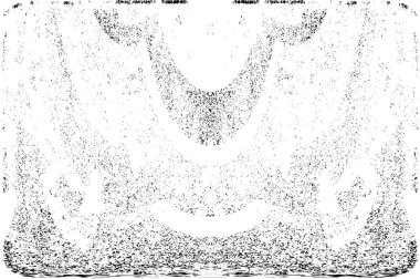 Grunge dikey olarak simetrik siyah beyaz doku. Tek renkli yıpranmış kaplama deseni. 