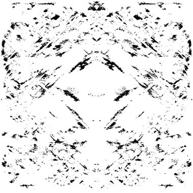 Siyah beyaz desenli sıkıntılı bir arkaplan.