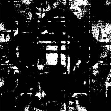 Siyah beyaz desenli sıkıntılı bir arkaplan.