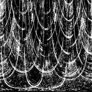 Siyah beyaz desenli sıkıntılı bir arkaplan.