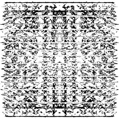 Siyah beyaz desenli sıkıntılı bir arkaplan.