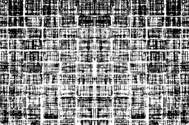 Siyah ve beyaz elementlerle kusursuz desen. 