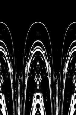 Siyah ve beyaz elementlerle kusursuz desen. 