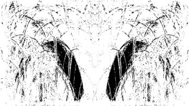 Siyah ve beyaz elementlerle kusursuz desen. 