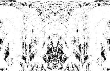 Siyah ve beyaz elementlerle kusursuz desen. 