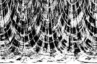 Siyah ve beyaz elementlerle kusursuz desen. 