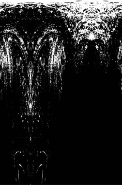 Siyah ve beyaz elementlerle kusursuz desen. 