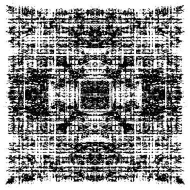 Siyah ve beyaz elementlerle kusursuz desen. 