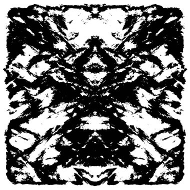 Siyah ve beyaz elementlerle kusursuz desen. 