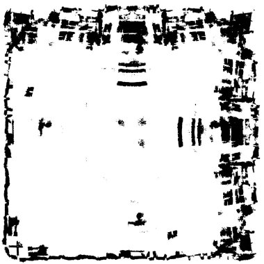 Siyah ve beyaz elementlerle kusursuz desen. 