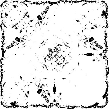 Siyah ve beyaz elementlerle kusursuz desen. 