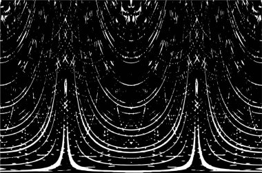 Siyah ve beyaz elementlerle kusursuz desen. 