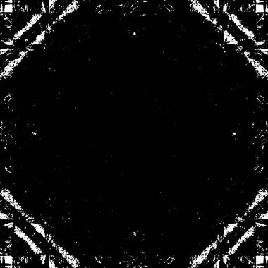 Siyah ve beyaz elementlerle kusursuz desen. 