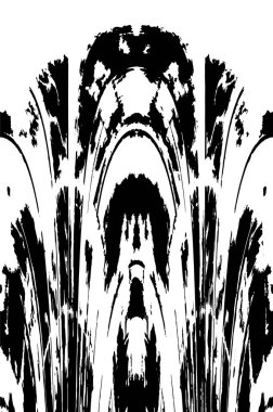 Siyah ve beyaz elementlerle kusursuz desen. 