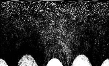 Siyah beyaz desenli sıkıntılı bir arkaplan.