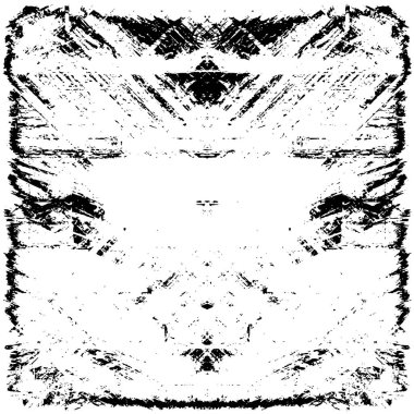 Siyah beyaz desenli sıkıntılı bir arkaplan.