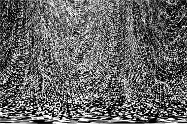 Siyah beyaz desenli sıkıntılı bir arkaplan.