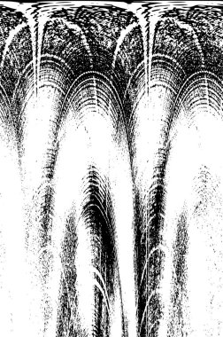 Siyah beyaz desenli sıkıntılı bir arkaplan.